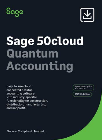 Sage 50 Cloud Quantum Accounting